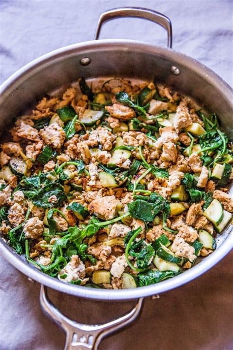 Zucchini And Ground Turkey Skillet The Roasted Root