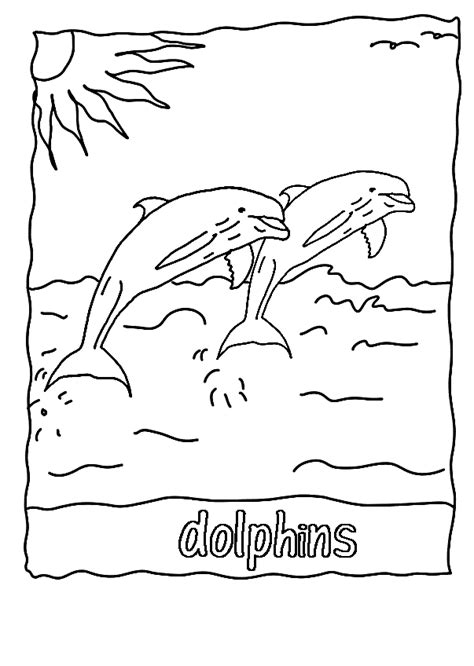 Free Printable Dolphin Coloring Pages For Kids