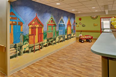 Add A Colorful Wallpaper Mural To Your Pediatric Office To Brighten Up