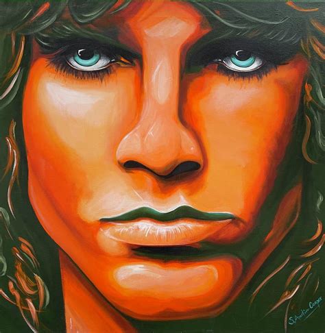 Jim Morrison The Doors Painting By Sam Austin Cooper Fine Art America