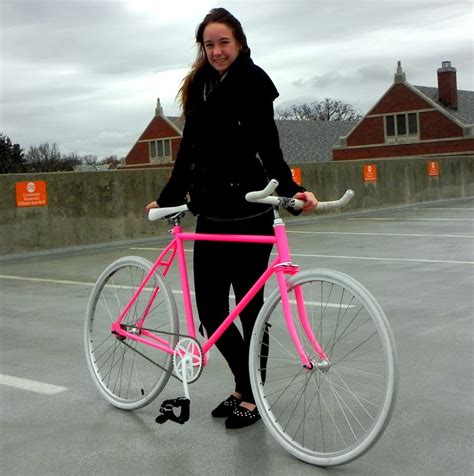 Pink By Amanda Chiabai On 500px Fixed Bike Bicycle Pink