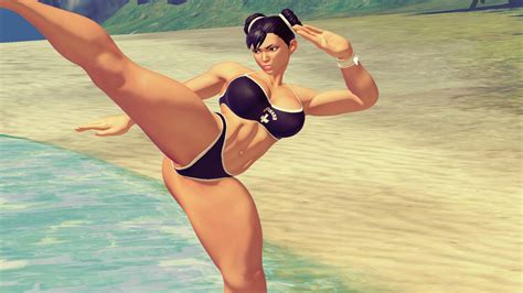 Streetfighter V Black Bikini Chun Li By Vasakito On Deviantart