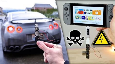 Usb Killer Vs Nissan Gtr And Nintendo Switch Instant Death Youtube