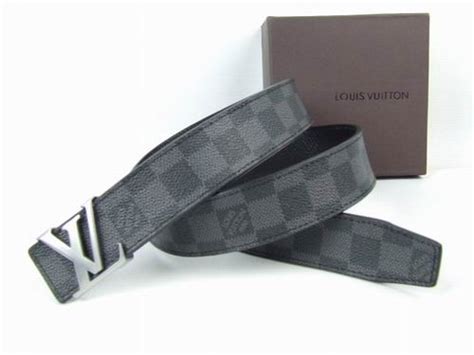Fashion Accessories Belts Louis Vuitton Initials Grey Black