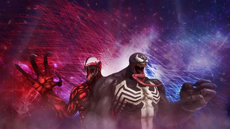 Carnage And Venom Wallpaperhd Superheroes Wallpapers4k Wallpapers