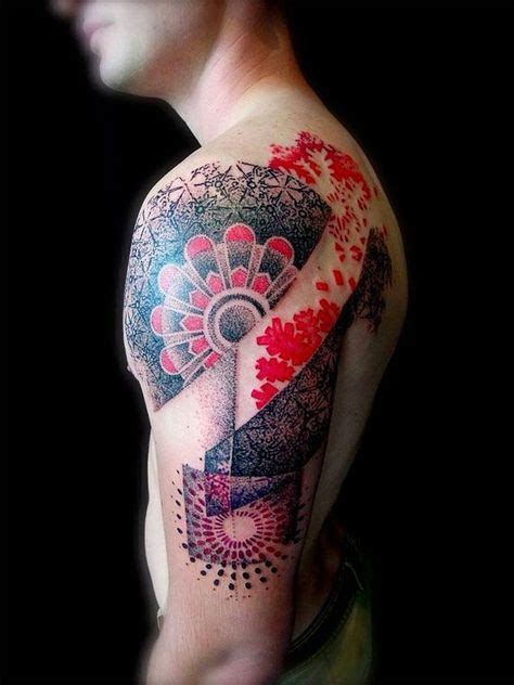 105 Red Ink Tattoo Designs For Body Art Inspiration Half Sleeve