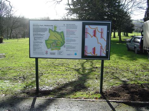 Entrance Direction And Interpretation Signs For Parks