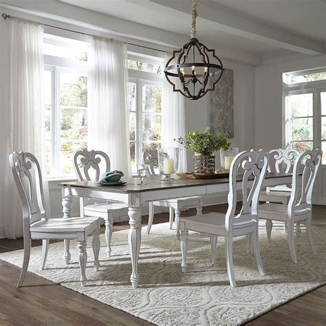 Liberty Furniture Magnolia Manor Opt 7 Piece Rectangular Table Set With