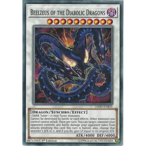 Yu Gi Oh Trading Card Game Yu Gi Oh Beelzeus Of The Diabolic Dragons