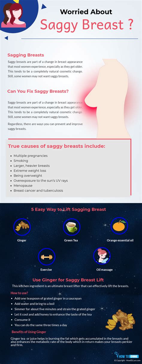 How To Firm Sagging Breasts With Five Natural Remedies How To Cure