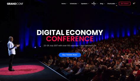 20 Best Conference And Event Wordpress Themes 2019