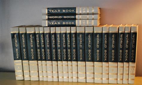The World Book Encyclopedia Set 1960 + Year Books '62 & '63 & Study