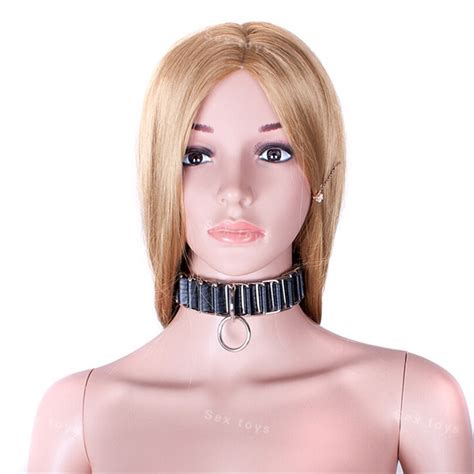 Slave Cosplay Adult Games Sex Collar With Ring Sex Bondage Restraints