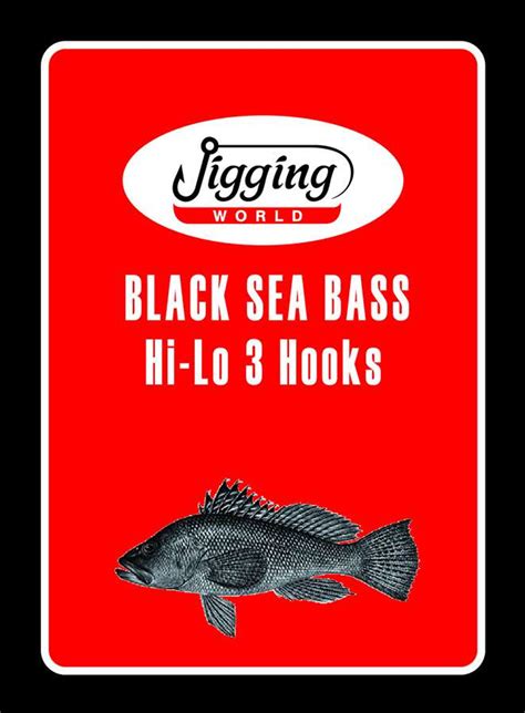 Jigging World Black Sea Bass 3 Hook Hi Lo Rigs Tackledirect