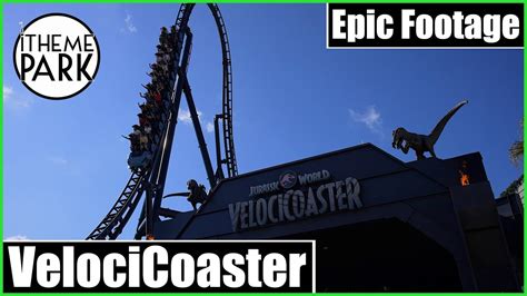 Velocicoaster Opening Day Epic Footage New Jurassic World Roller Coaster Universal Orlando