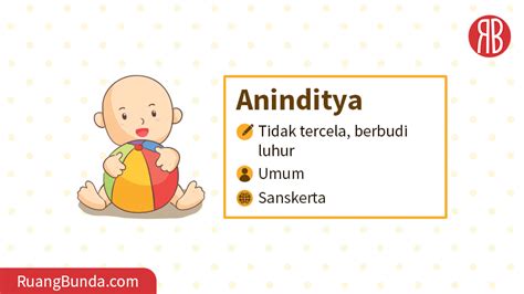 Aninditya Arti Nama Kombinasi Rangkaian Nama Sifat And Karakter