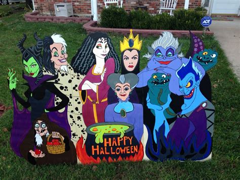 Disney Villains Disney Halloween Decorations Halloween Decorations