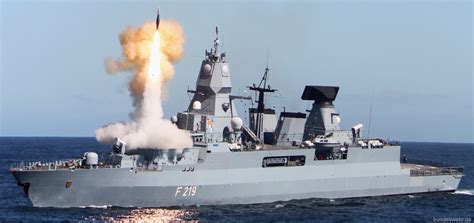 Type 124 Sachsen Class Guided Missile Frigate German Navy