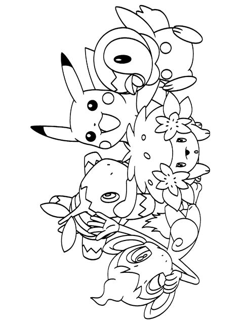 Coloring Page Pokemon Coloring Pages 54 Pokemon Coloring Pages