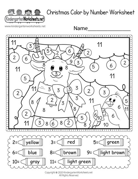 06.10.2020 · christmas worksheets for preschool. Christmas Coloring Worksheet - Free Kindergarten Holiday Worksheet for Kids