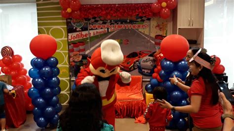 Ace 4th Birthday At Jollibee Jollirace Theme Party6 Youtube