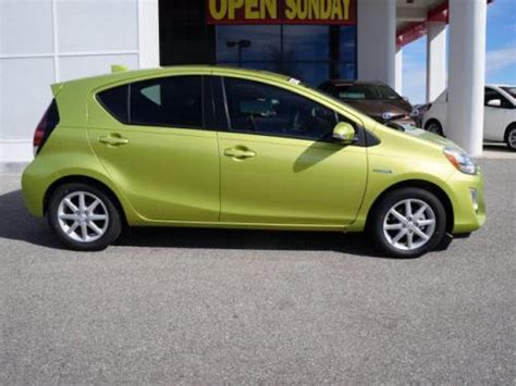 Photo Image Gallery And Touchup Paint Toyota Priusc In Electric Lime