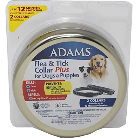 Reviews Adams Flea And Tick Collar Plus For Dogs And Puppies 2 Count Pack