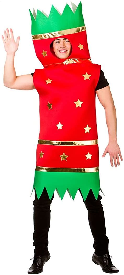 Adult Novelty Xmas Cracker Fancy Dress One Size Funny Costume Uk Clothing
