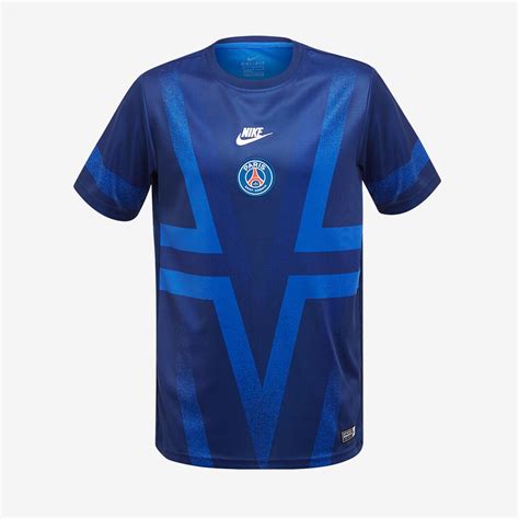Nike Paris Saint Germain 201920 Kids Dry Top Ss Pmv Cl Blue Void