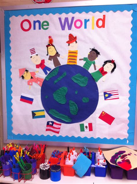 All Around The World Bulletin Board Cypress Ranch High School Preschool World Bulletin Board