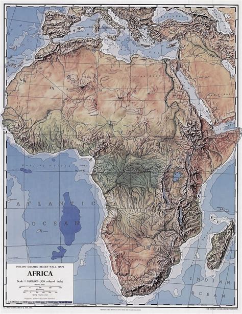 Mapa De África Para Imprimir Político Físico Mudo Continente Africano