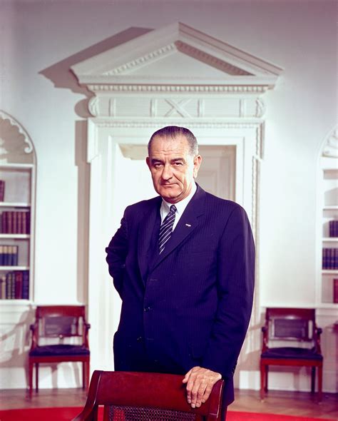 President, who championed civil rights and the 'great society' but unsuccessfully oversaw the vietnam war. Lyndon B. Johnson - Wikiquote