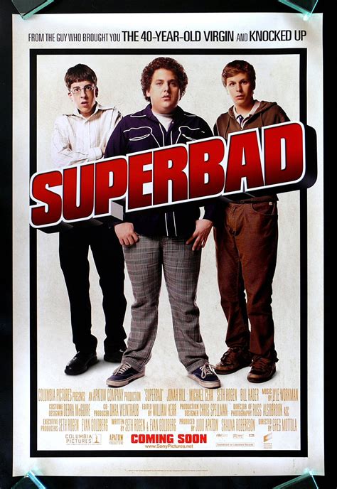 This collection of posters documents individual as well as programmatic developments since the 1980s and provides a chronological history of calarts events, performances, visiting artists, and issues. SUPERBAD *1SH ORIGINAL MCLOVIN DS MOVIE POSTER SUPER BAD 2007 CineMasterpieces | eBay