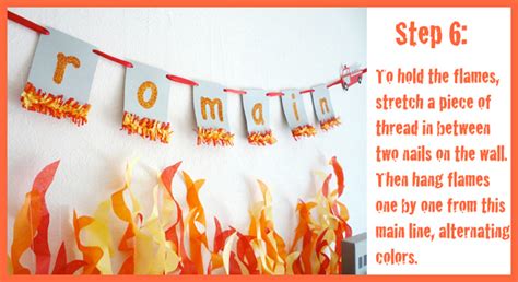 That Cute Little Cake Craft How To Create A Tissue Paper Fire Backdrop