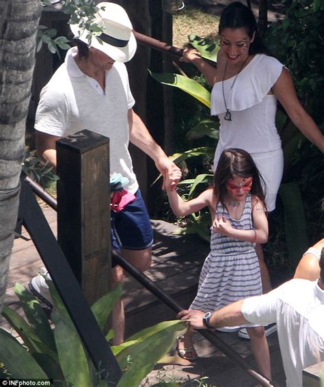 Katie Holmes And Daughter Suri Have A Ball Poolside As They Celebrate