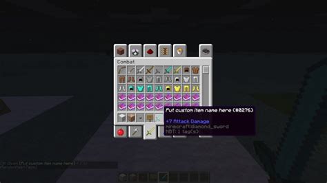 How To Have A Custom Named Item Using A Command Block Minecraft Blog