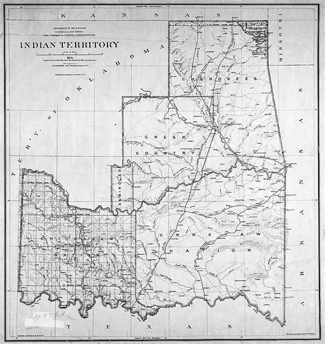 Maps Of Indian Territory The Dawes Act And Will Rogers