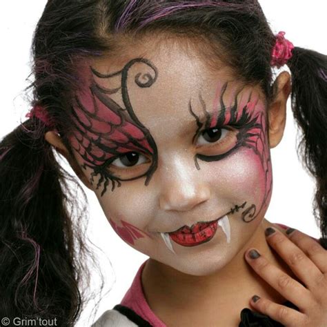 Tuto Maquillage Halloween Pour Petite Fille De 11 Ans - Maquillage pour enfants Sorciere? Vampire? | Maquillage halloween