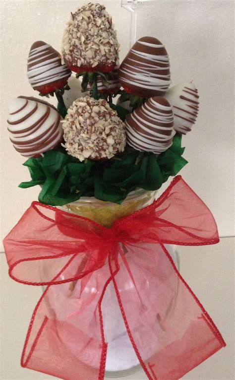 Chocolate Covered Strawberry Valentines Bouquet Atelier Yuwaciaojp