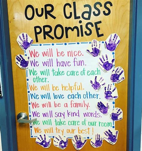 Adorable Class Promise For The School Year