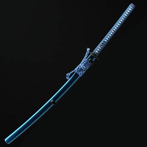 Blue Katana Handmade Japanese Katana Sword High Manganese Steel With