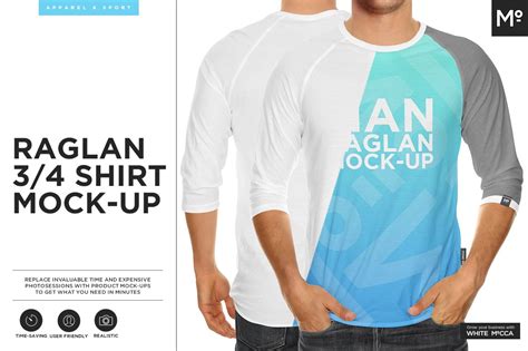 raglan  shirt mock  creative photoshop templates creative market
