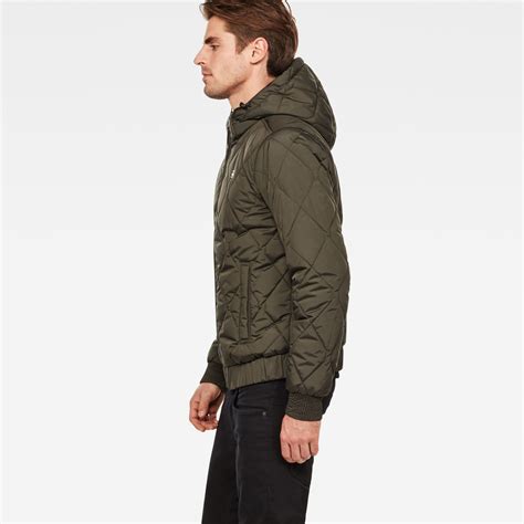 Whistler Meefic Hooded Quilted Bomber Grey G Star Raw®