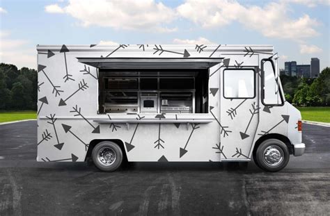 psd burger food truck design mockup eymockup