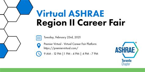Ashrae Toronto Chapter Ashrae Region Ii 2021 Career Fair Job