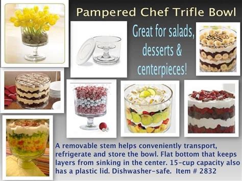 the trifle bowl is a must for every day and holidays the pampered chef® pamperedchef