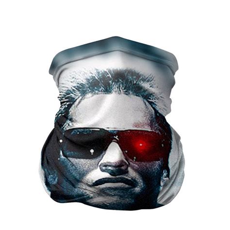 Terminator Neck Gaiter And Face Mask Arnold Schwarzenegger Etsy
