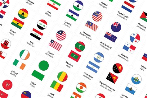 200 Flags From Around The World ~ Illustrations On