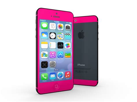 3d Pink Iphone Smartphone Free Image Download