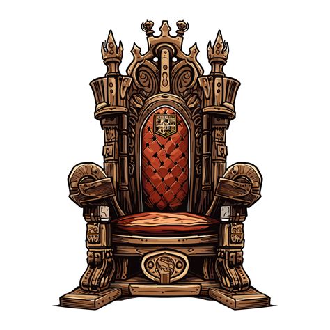 Wooden Throne King Chair Wood 27292430 Png